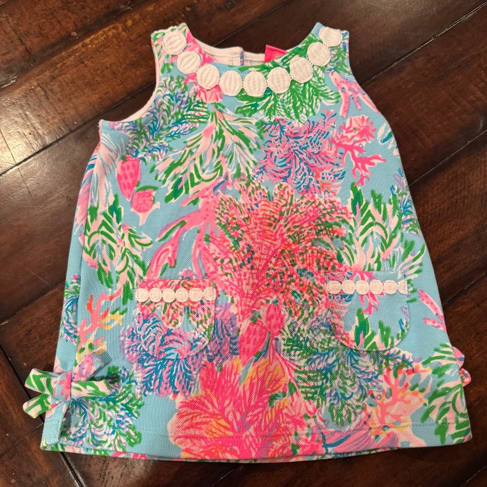 Blue, Pink and Green Lilly Pulitzer 18-24M Dress